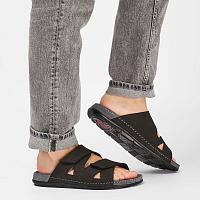 ABERDEEN 2 STRAPS MAN F321471004 - Мужские пантолеты SCHOLL, черные ABERDEEN 2 STRAPS MAN F321471004 - Мужские пантолеты SCHOLL, черные