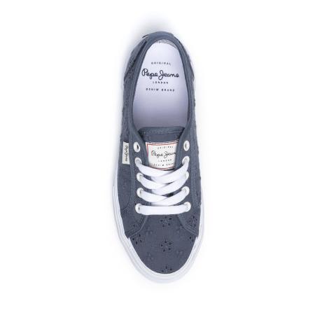 Женские кеды Pepe Jeans London ABERLADY CRYSTAL PLS30950, синие