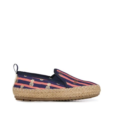 Детские эспадрильи EMU Australia Gum Print K12578, синие