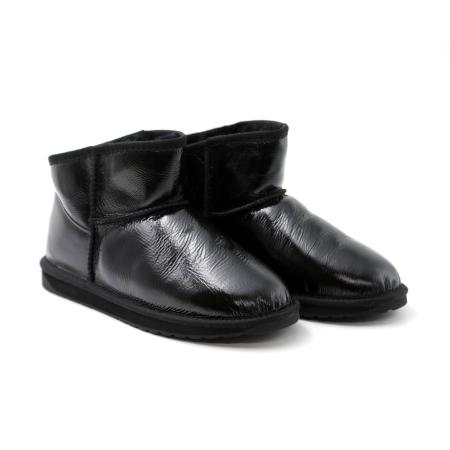 Женские угги EMU Australia Aarons Glossy W12922, черные Женские угги EMU Australia Aarons Glossy W12922, черные