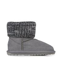 Eccles K12610 - Детские полусапоги из овчины (угги) EMU Australia, серые
