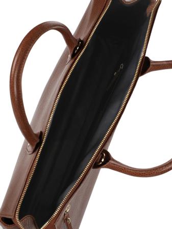 Женская сумка Royalfinch LEATHER HAND BAG RF43093, коричневая