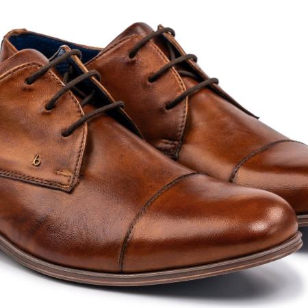Мужские дерби Bugatti Laurentinus 31190204-4100, коньячные