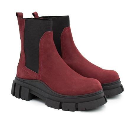 Женские челси Bugatti 44412055-1400, бордовые