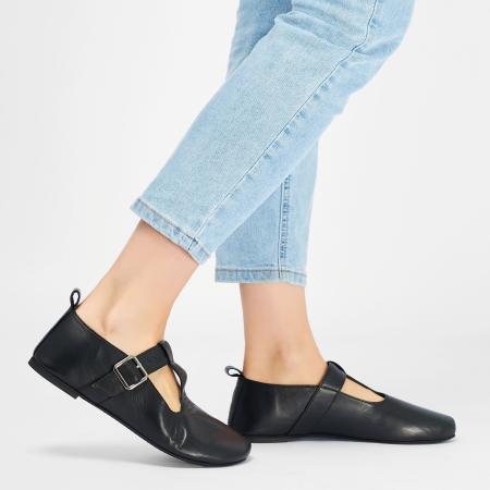 Женские туфли на ремешке Bugatti 44405131-1000, черные