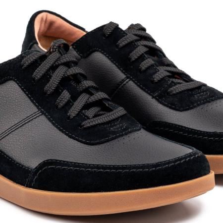 Мужские полуботинки Clarks Oakland Run 26148205, черные Мужские полуботинки Clarks Oakland Run 26148205, черные