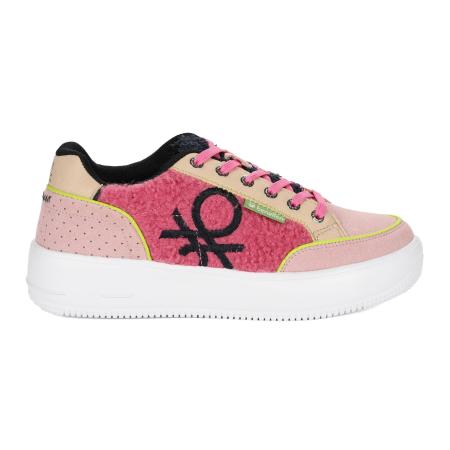 Женские кеды United Colors of Benetton HALL BTW224326, розовые