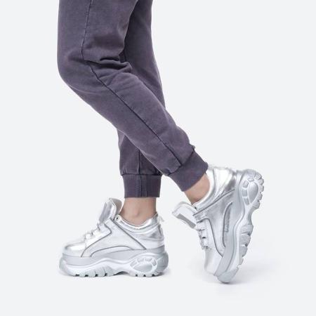 Женские кроссовки Buffalo shoes 1339-14 2.0 1533064, серебряные