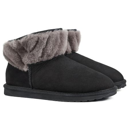 Женские полусапоги из овчины (угги) EMU Australia Stingers Pyke W13193, черные