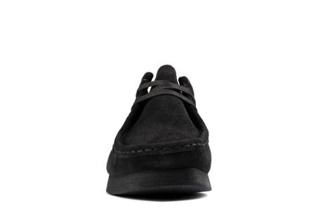 Женские полуботинки Clarks Wallabee 2 26158834, черные Женские полуботинки Clarks Wallabee 2 26158834, черные