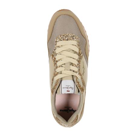 Женские кроссовки Pepe Jeans London LONDON W QUEEN PLS31379, бежевые