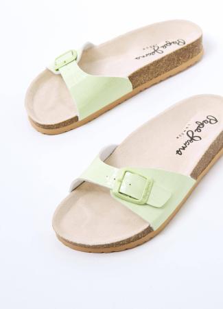 Женские сланцы Pepe Jeans London OBAN CROC s_PLS90559, зеленые