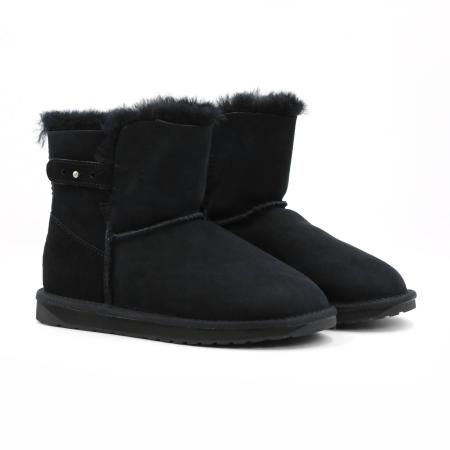 Женские полусапоги из овчины (угги) EMU Australia Summerlands W12778, черные