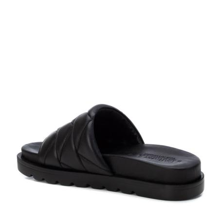 Женские сланцы CARMELA LEATHER LADIES SANDALS 68292, черные