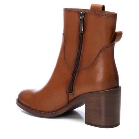 Женские ботильоны CARMELA LEATHER LADIES ANKLE BOOTS 160058, коньячные