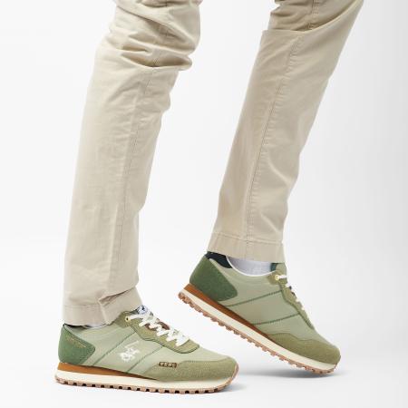 Мужские кроссовки Beverly Hills Polo Club BART MIX BHM513000, зеленые