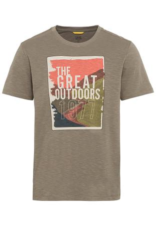 Мужская футболка Camel Active T-Shirt mit Print 409745-1T32, хаки