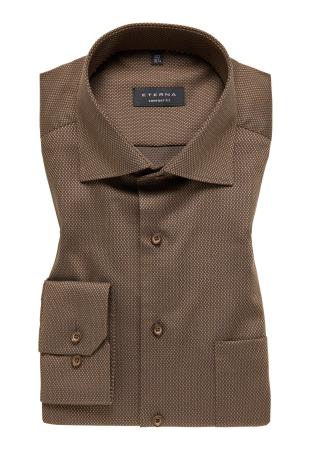 Мужская рубашка ETERNA 3324-27-E19K, коричневая