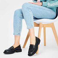  44405126-1000 - Женские лоферы Bugatti, черные