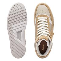 Clarks CraftCourt Top 26172676 - Мужские высокие кроссовки Clarks, песочные Clarks CraftCourt Top 26172676 - Мужские высокие кроссовки Clarks, песочные