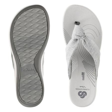 Женские вьетнамки Clarks Arla Glison 26134253, серые Женские вьетнамки Clarks Arla Glison 26134253, серые