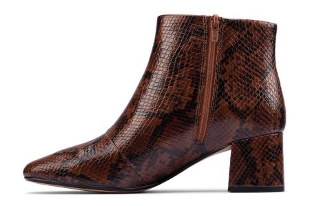 Женские ботильоны Clarks Sheer Flora 2 26151371, коричневые