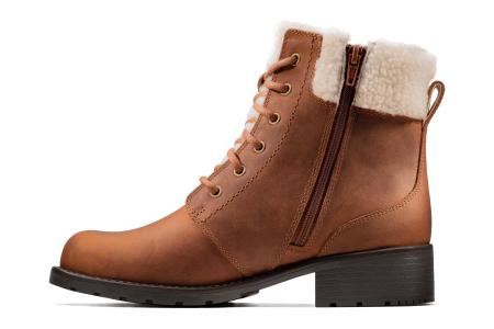 Женские высокие ботинки Clarks Orinoco Dusk 26146419, коричневые