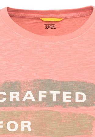Мужская футболка Camel Active T-Shirt 1/2Arm 409745-1T06, коралловая
