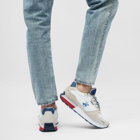 Мужские кроссовки Beverly Hills Polo Club CRUZ MIX BHM513300, белые