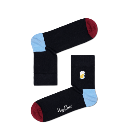 Embroidery Beer Half Crew Sock BEBE13