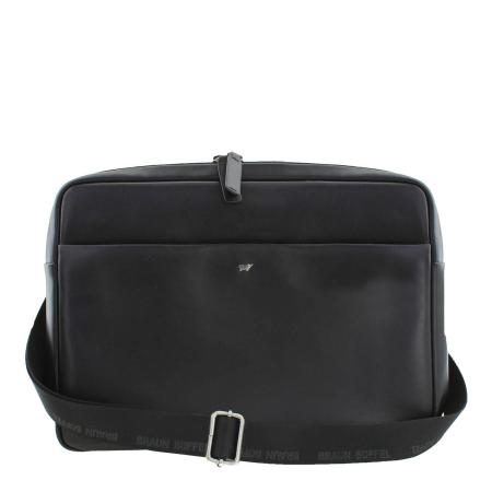 Мужская сумка-мессенджер Braun Buffel LIVORNO Messenger Bag 67167, черная