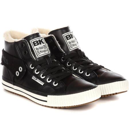 Мужские высокие кеды British Knights ROCO B44-3758-03, черные Мужские высокие кеды British Knights ROCO B44-3758-03, черные