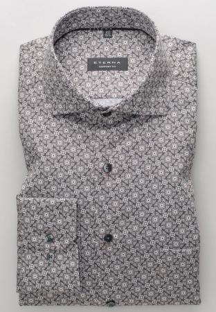 Мужская рубашка ETERNA 4028-29-E18V, коричневая
