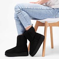 Stingers Stinger Lo Flatform W13190 - Женские полусапоги из овчины (угги) EMU Australia, черные Stingers Stinger Lo Flatform W13190 - Женские полусапоги из овчины (угги) EMU Australia, черные