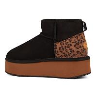 Stingers Stinger Micro Flatform W13301 - Женские полусапоги из овчины (угги) EMU Australia, черные Stingers Stinger Micro Flatform W13301 - Женские полусапоги из овчины (угги) EMU Australia, черные