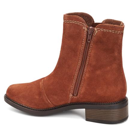 Женские полусапоги Clarks Maye Zip 26168048, коричневые