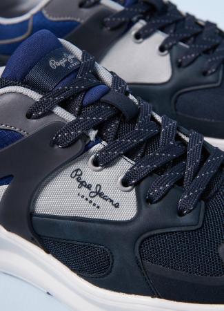 Мужские кроссовки Pepe Jeans London BROOKS REFLECT PMS30755, синие