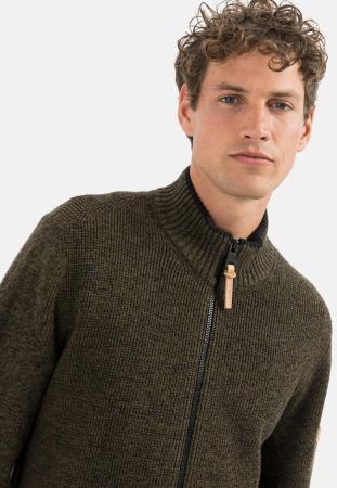 Мужской кардиган Camel Active top 409525-8K08, оливковый