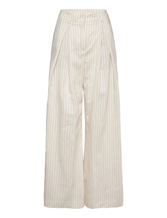 PINSTRIPE PLEATED WIDE PANTS 4150227
