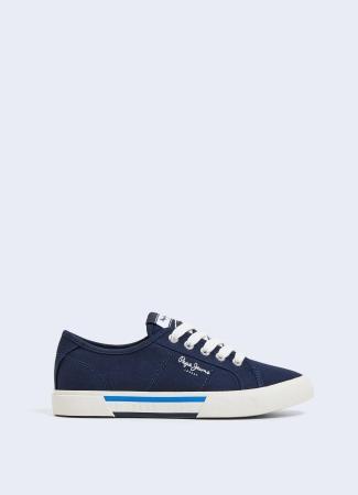 Детские кеды Pepe Jeans London BRADY BOY BASIC PBS30527, синие Детские кеды Pepe Jeans London BRADY BOY BASIC PBS30527, синие