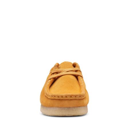 Женские полуботинки Clarks Wallabee. 26139129, желтые