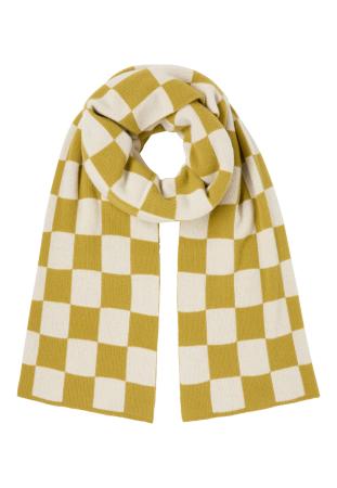Шарф ETERNA 254-40-LAAS, бело-зеленый