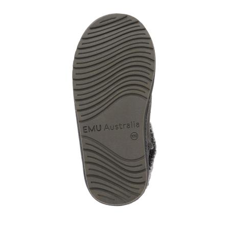 Детские полусапоги из овчины (угги) EMU Australia Eccles K12610, серые