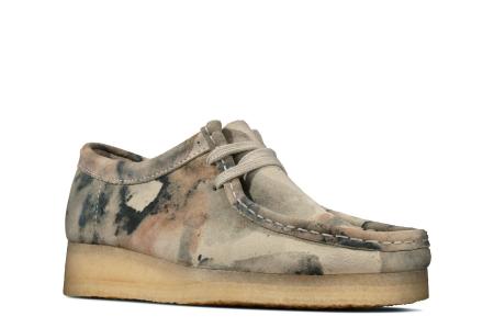 Мужские полуботинки Clarks Wallabee 26148590, белые