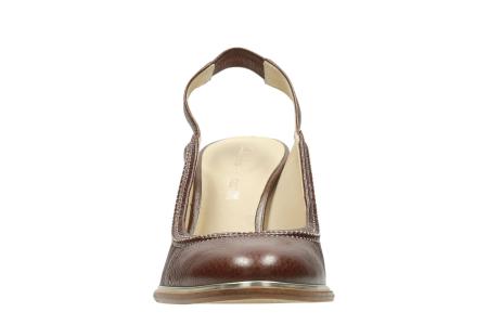 Женские туфли с закрытым мыском/открытой пяткой Clarks Ellis Ivy 26132003, коричневые