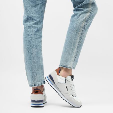 Мужские кроссовки GAS ALBA MIX GAM513600, белые