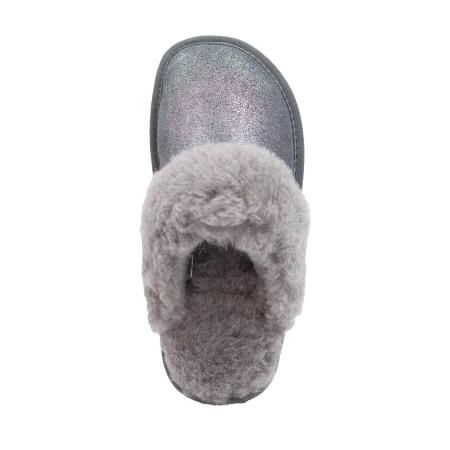 Женские тапочки EMU Ridge SMU Harper Metallic RW11485, серебряные