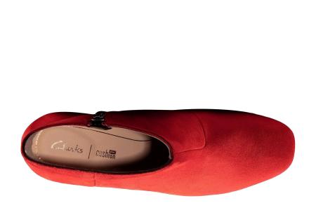Женские ботильоны Clarks Sheer Flora 26146356, красные