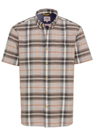 Мужская рубашка Camel Active Shortsleeve Shirt 409211-1S71, серая