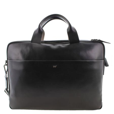 Мужская сумка для документов Braun Buffel LIVORNO Business Bag L 67166, черная